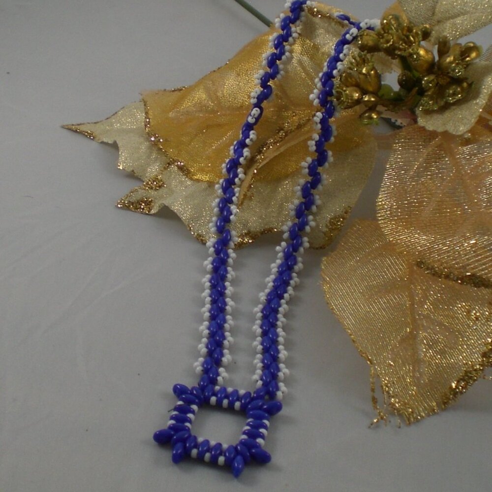 Blue Duo Necklace